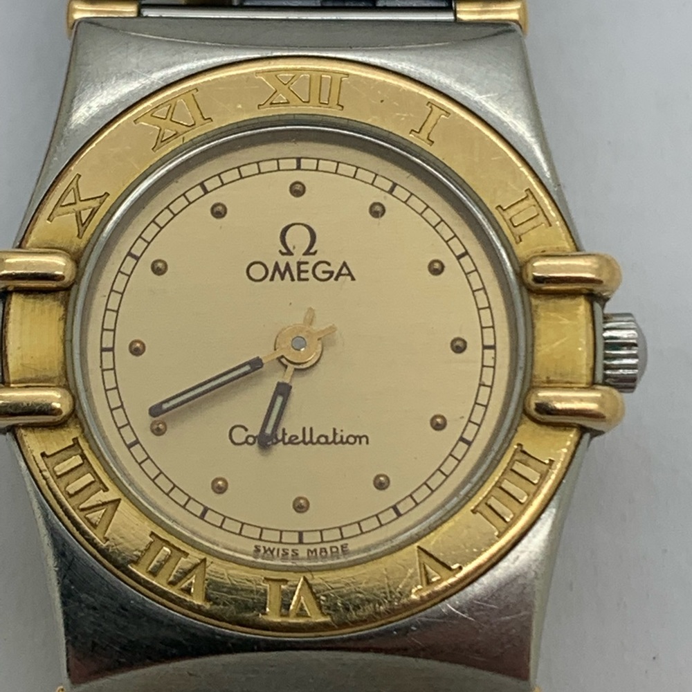 18 KT SS Omega Constellation Quartz Women Watch